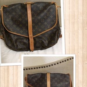 Louis Vuitton Vintage Saumur 35 monogram